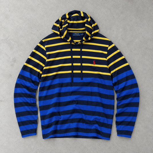 Ralph Lauren Hoodie Marineblau Stitched Logo Limited (L)