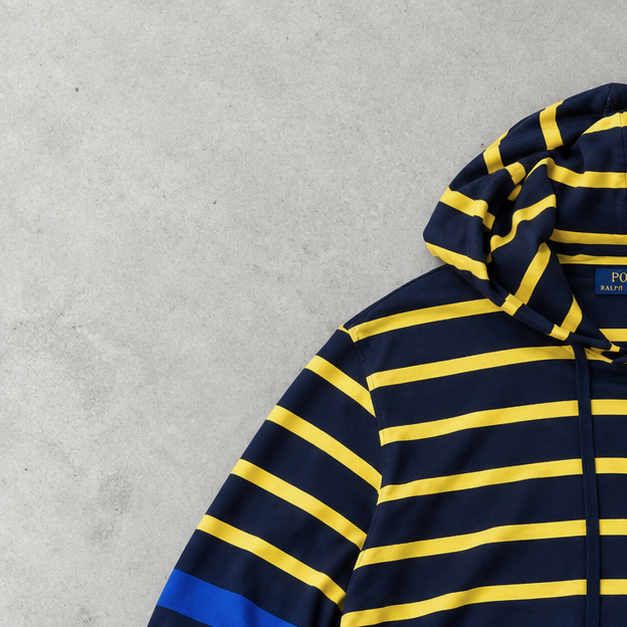 Ralph Lauren Hoodie Marineblau Stitched Logo Limited (L)