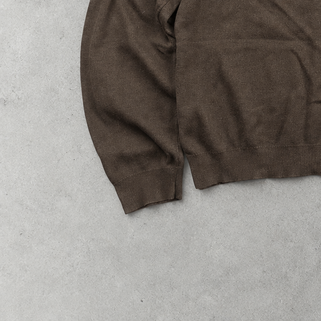 Ralph Lauren Sweater Braun Rare (L) Stitched Logo