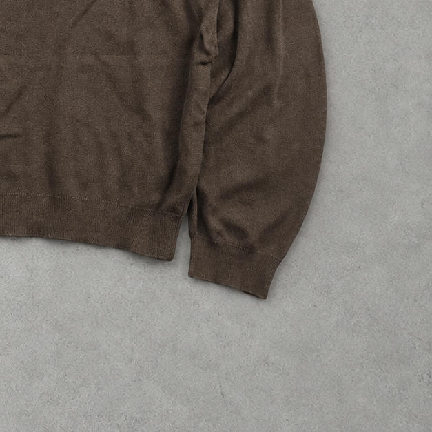 Ralph Lauren Sweater Braun Rare (L) Stitched Logo