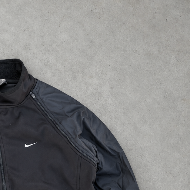 Y2K Nike Jacket Schwarz Rare (L) Stitched Logo