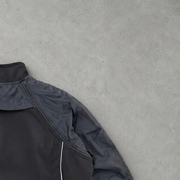 Y2K Nike Jacket Schwarz Rare (L) Stitched Logo