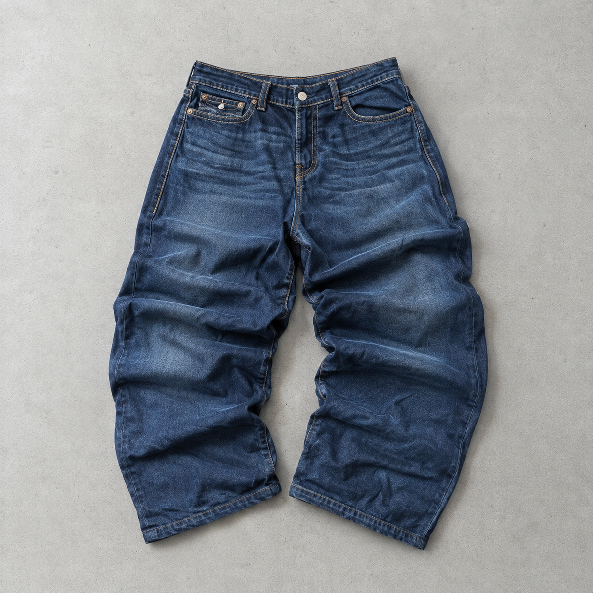 Y2K Vintage True Religion Baggy Jeans Marineblau Limited (W34 | DE 50)