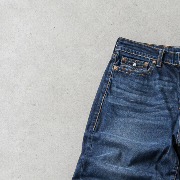 Y2K Vintage True Religion Baggy Jeans Marineblau Limited (W34 | DE 50)