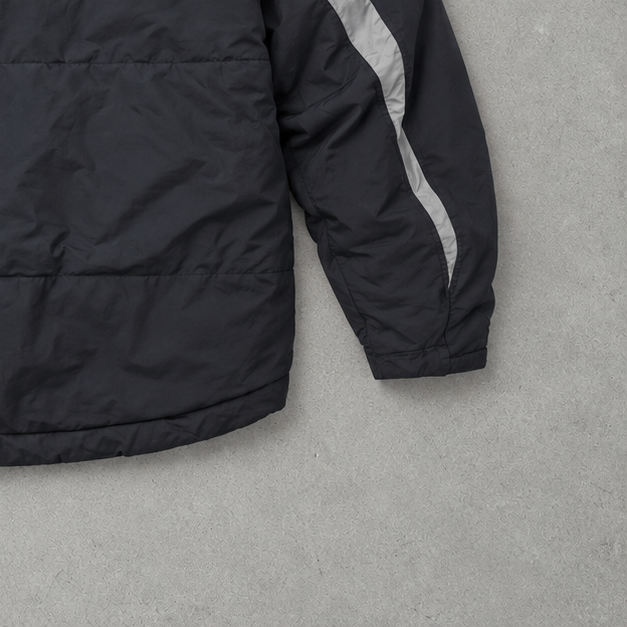 Nike Windbreaker Schwarz, Grau Rare Stitched Logo (XL)