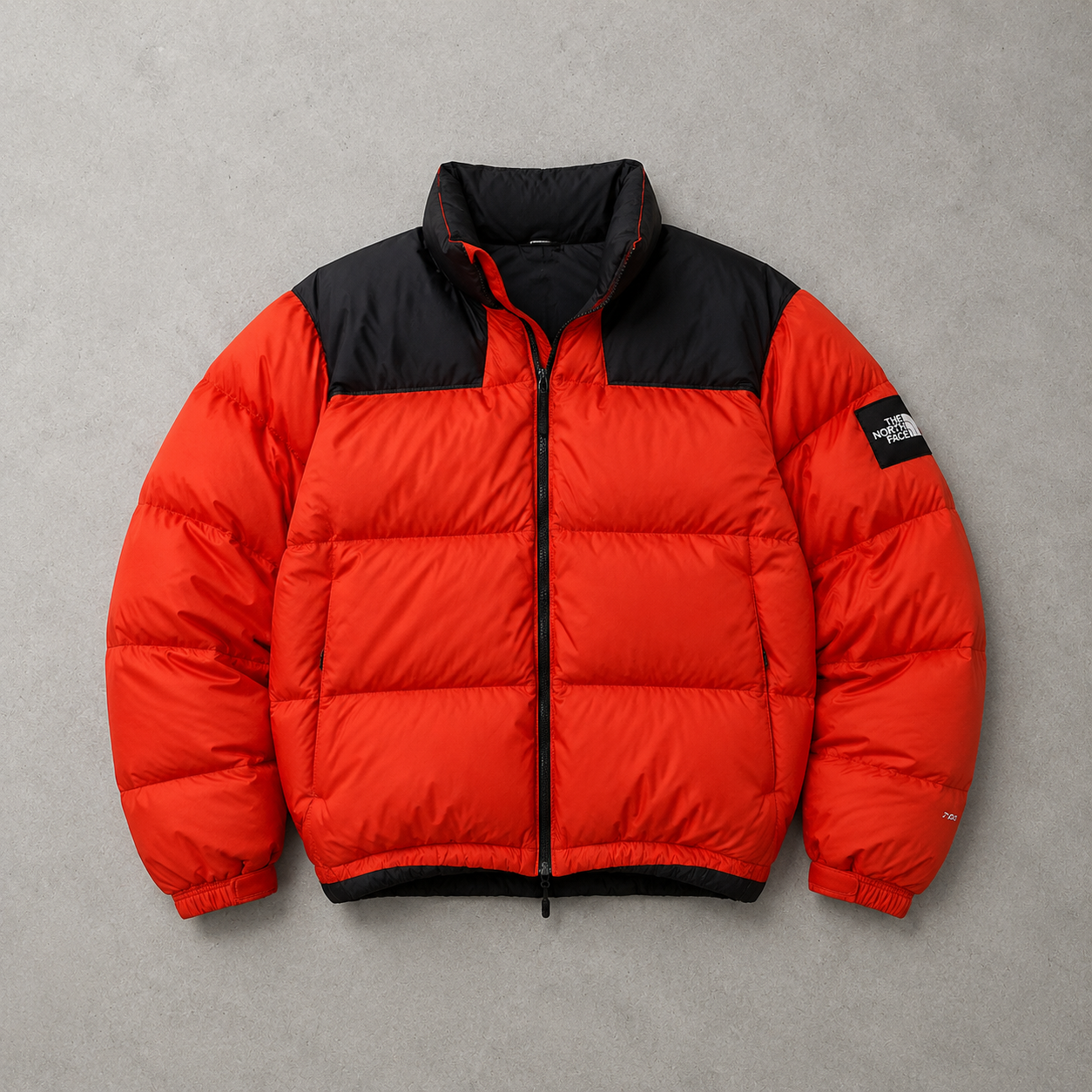 The North Face Jacket Orange, Schwarz Rare (L)