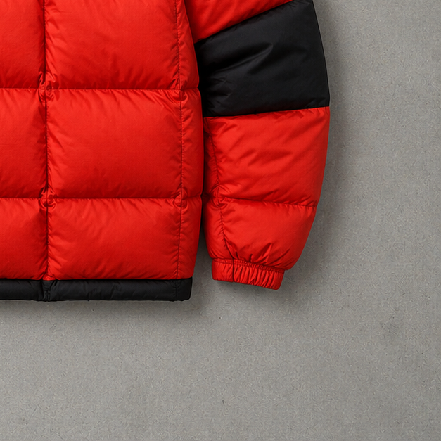 The North Face Jacket Orange, Schwarz Rare (L)