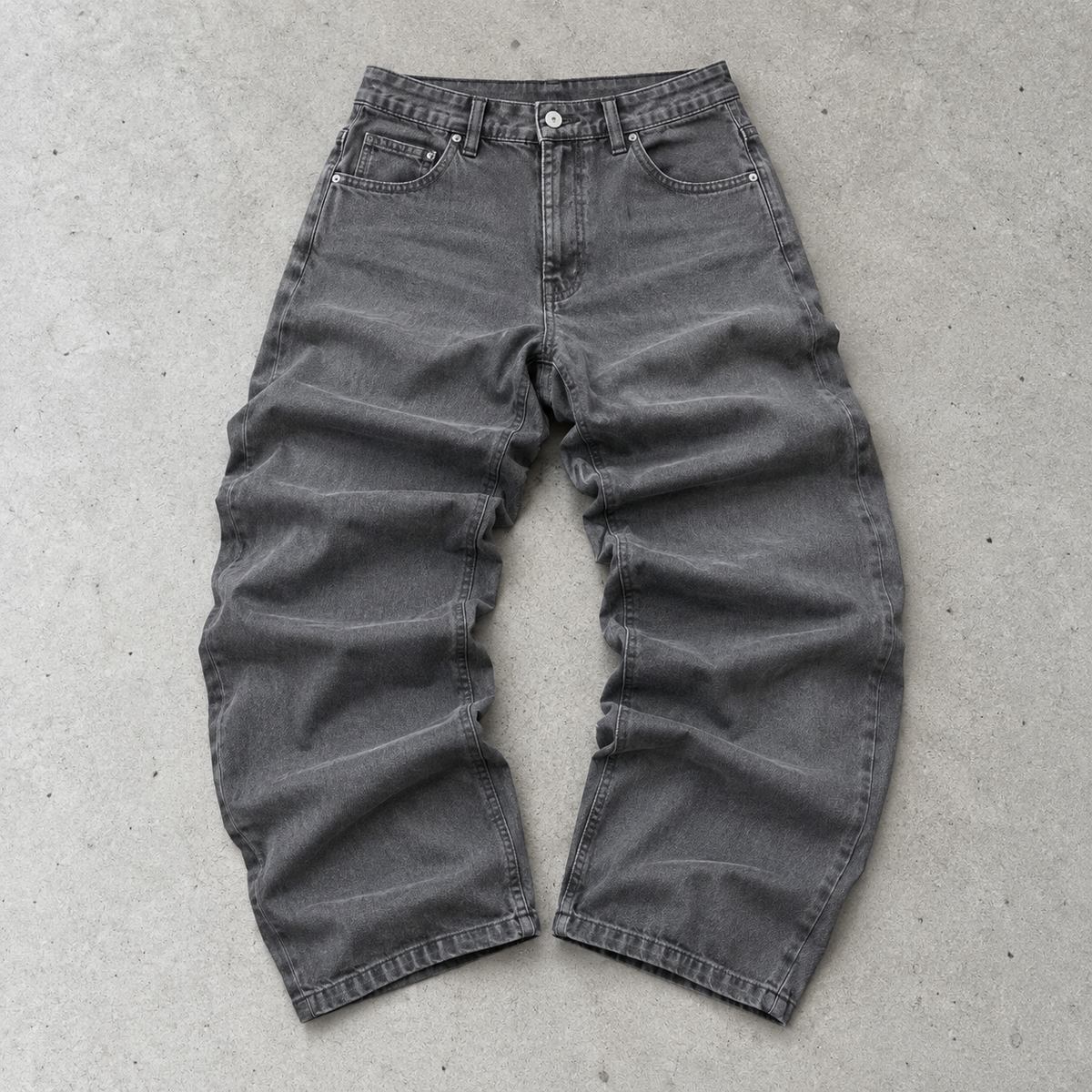 Y2K True Religion Straight Fit Jeans Grey Rare (W36 | DE 52)