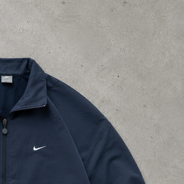 90s Y2K Nike Windbreaker Marineblau Limited (XL)