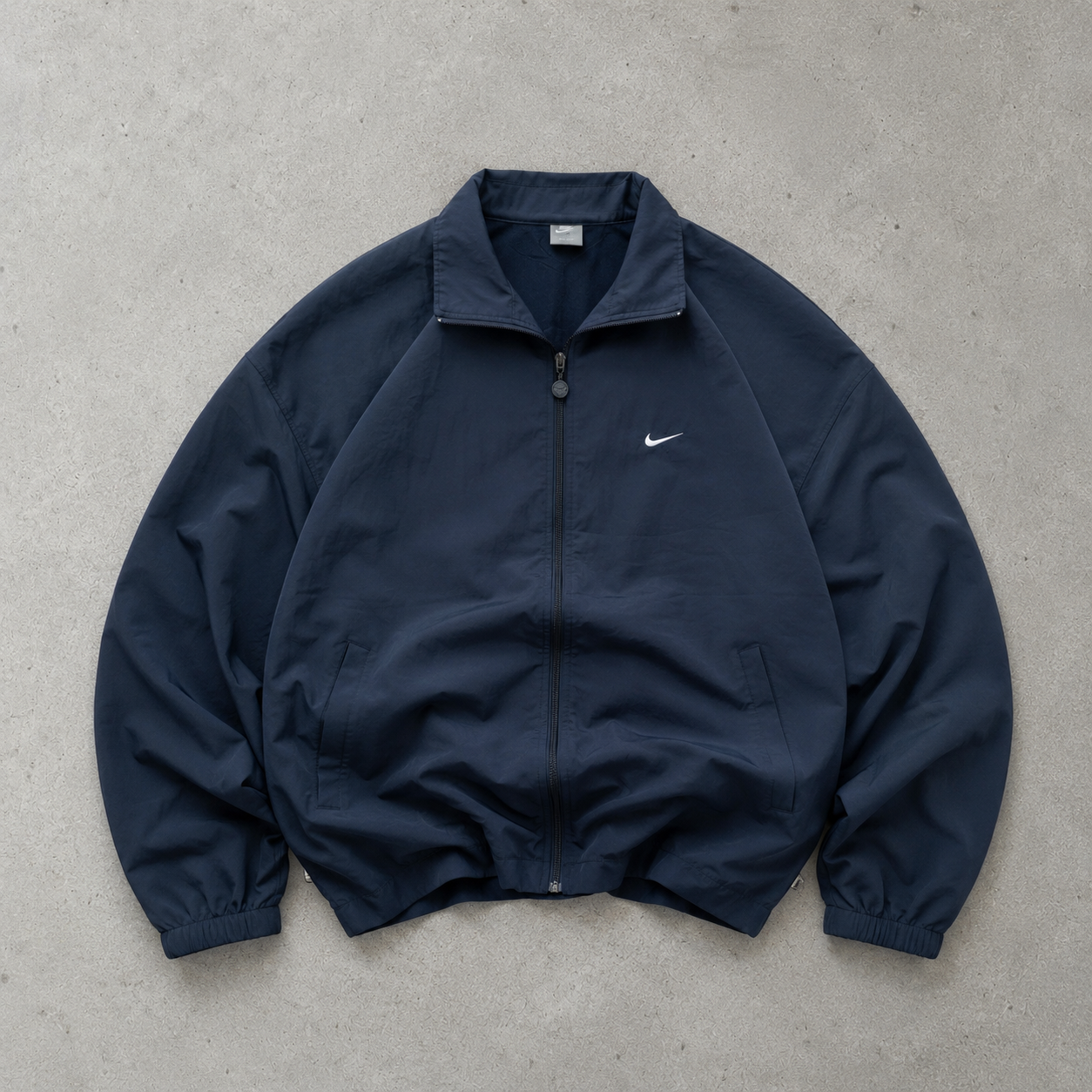90s Y2K Nike Windbreaker Marineblau Limited (XL)