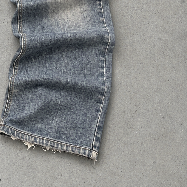 Y2K Armani Jeans Straight Fit Jeans Light Blue Rare (L)