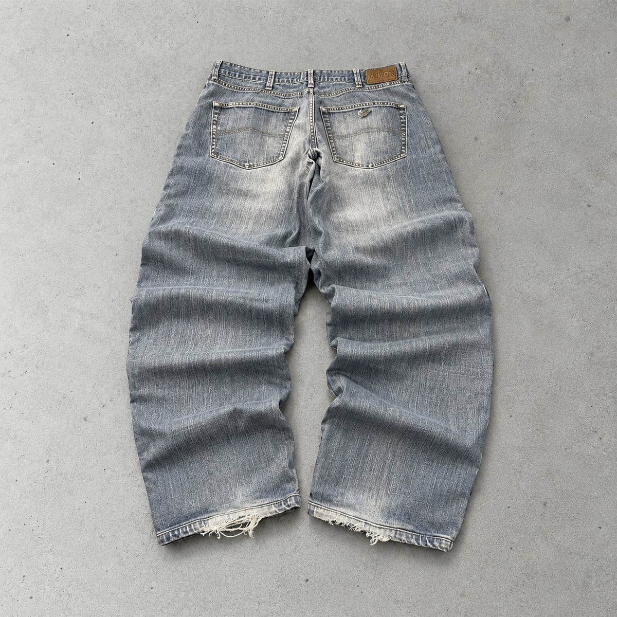 Y2K Armani Jeans Straight Fit Jeans Light Blue Rare (L)