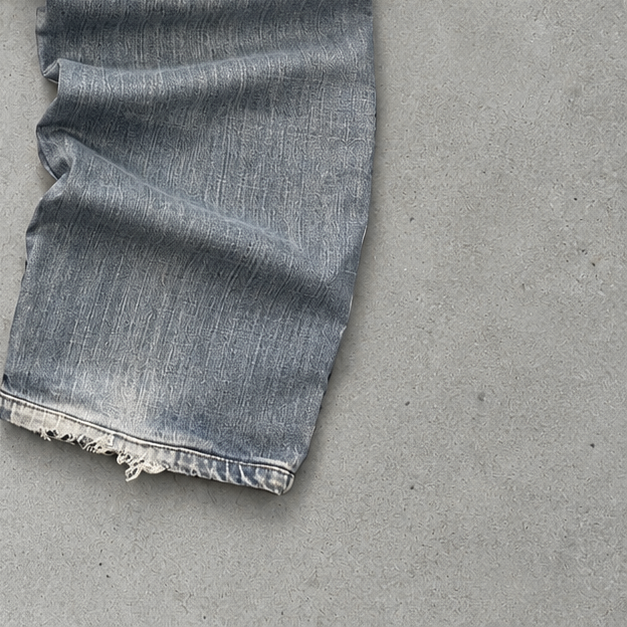 Y2K Armani Jeans Straight Fit Jeans Light Blue Rare (L)