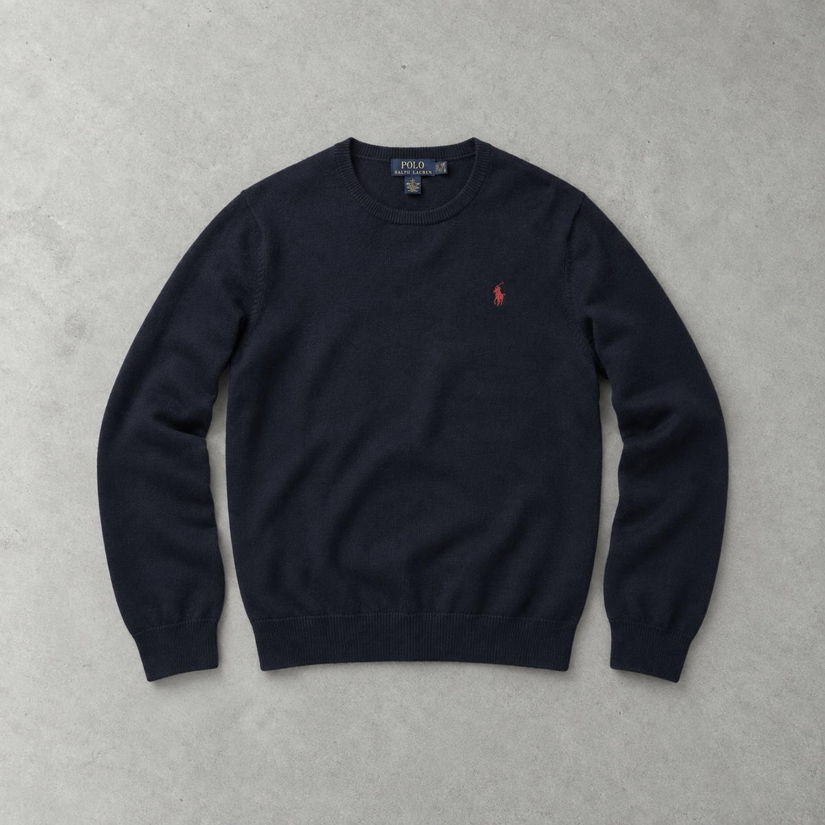 Polo Ralph Lauren Sweater Marineblau Limited (S) Stitched Logo