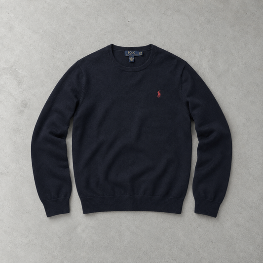 Polo Ralph Lauren Sweater Marineblau Limited (S) Stitched Logo