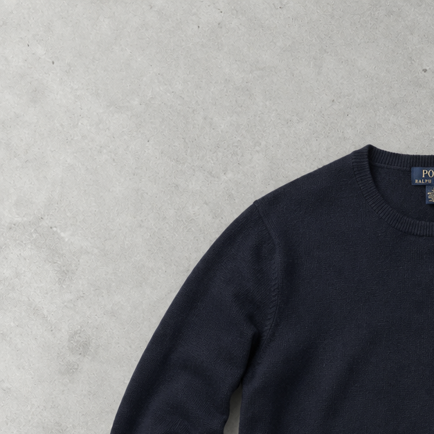 Polo Ralph Lauren Sweater Marineblau Limited (S) Stitched Logo