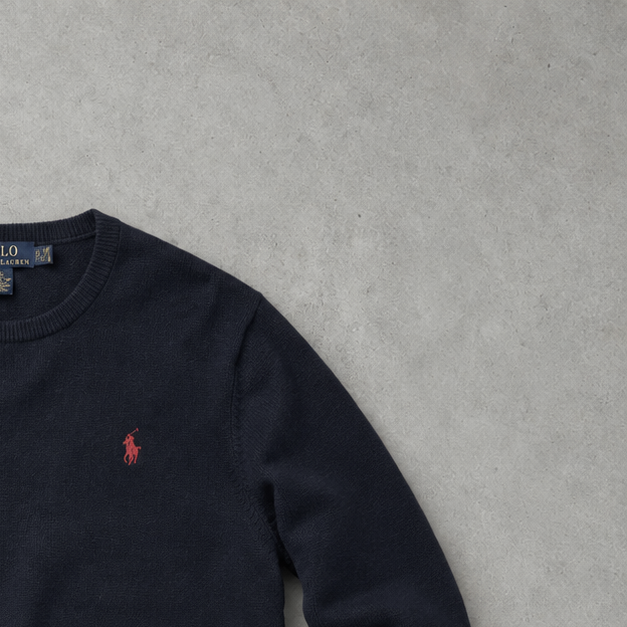 Polo Ralph Lauren Sweater Marineblau Limited (S) Stitched Logo