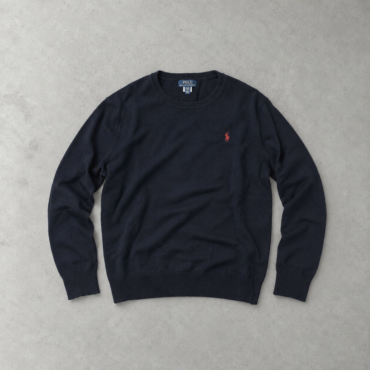 Polo Ralph Lauren Sweater Marineblau Limited (S) Stitched Logo