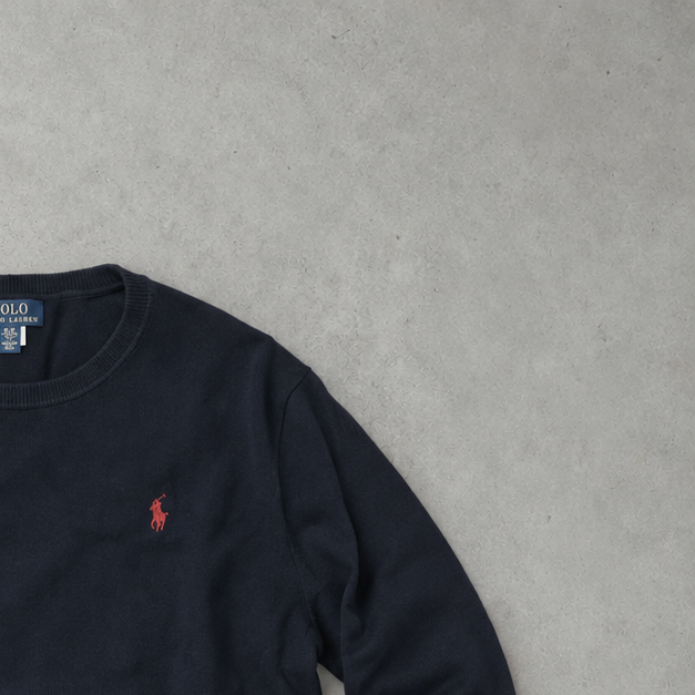 Polo Ralph Lauren Sweater Marineblau Limited (S) Stitched Logo