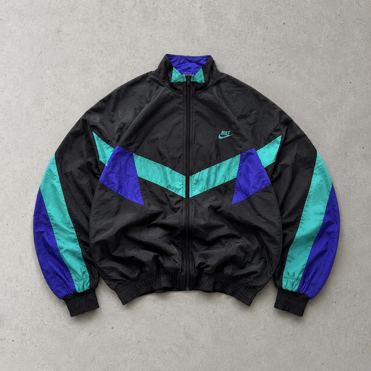 Vintage Nike Jacket Black, Purple Rare (S)