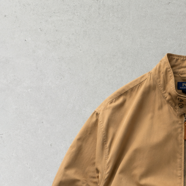 Polo Ralph Lauren Harrington Jacket Beige / Brown Limited (XL)