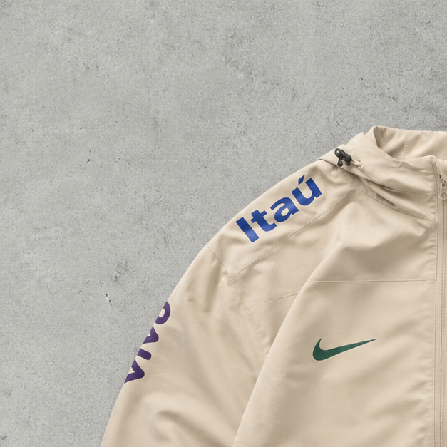 Brazil Nike Jacket Cream Limited (Size L)