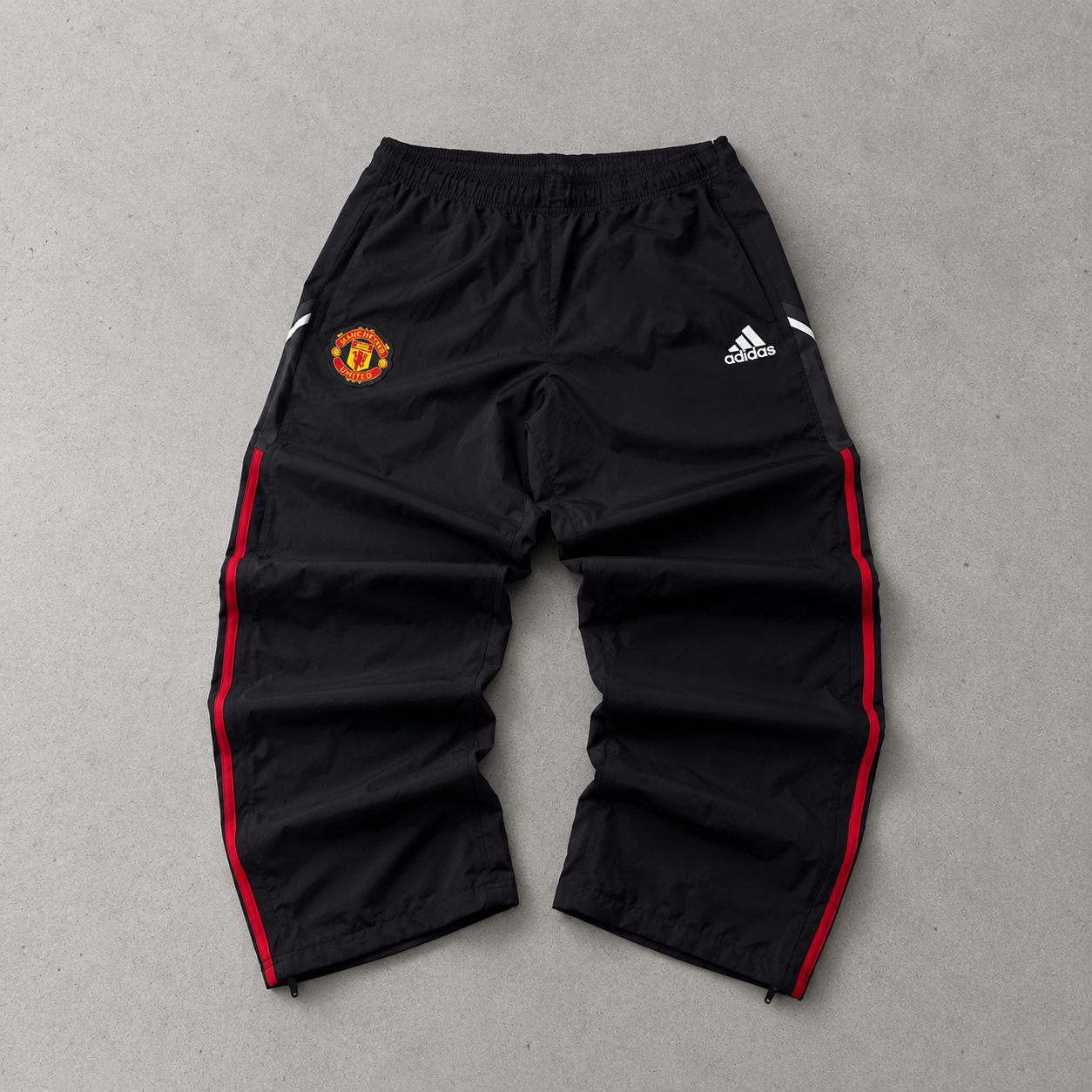 Adidas Jacket Schwarz, Rot Rare (M)