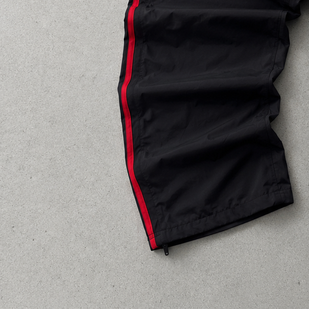 Adidas Jacket Schwarz, Rot Rare (M)