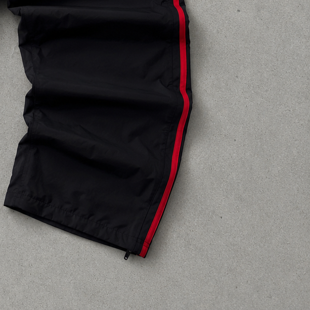 Adidas Jacket Schwarz, Rot Rare (M)