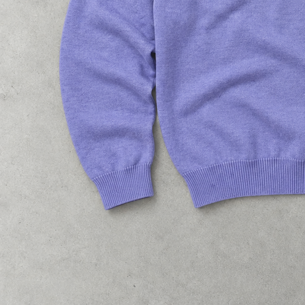 Ralph Lauren V-Neck Sweater Flieder, Lila Rare (XL) Stitched Logo