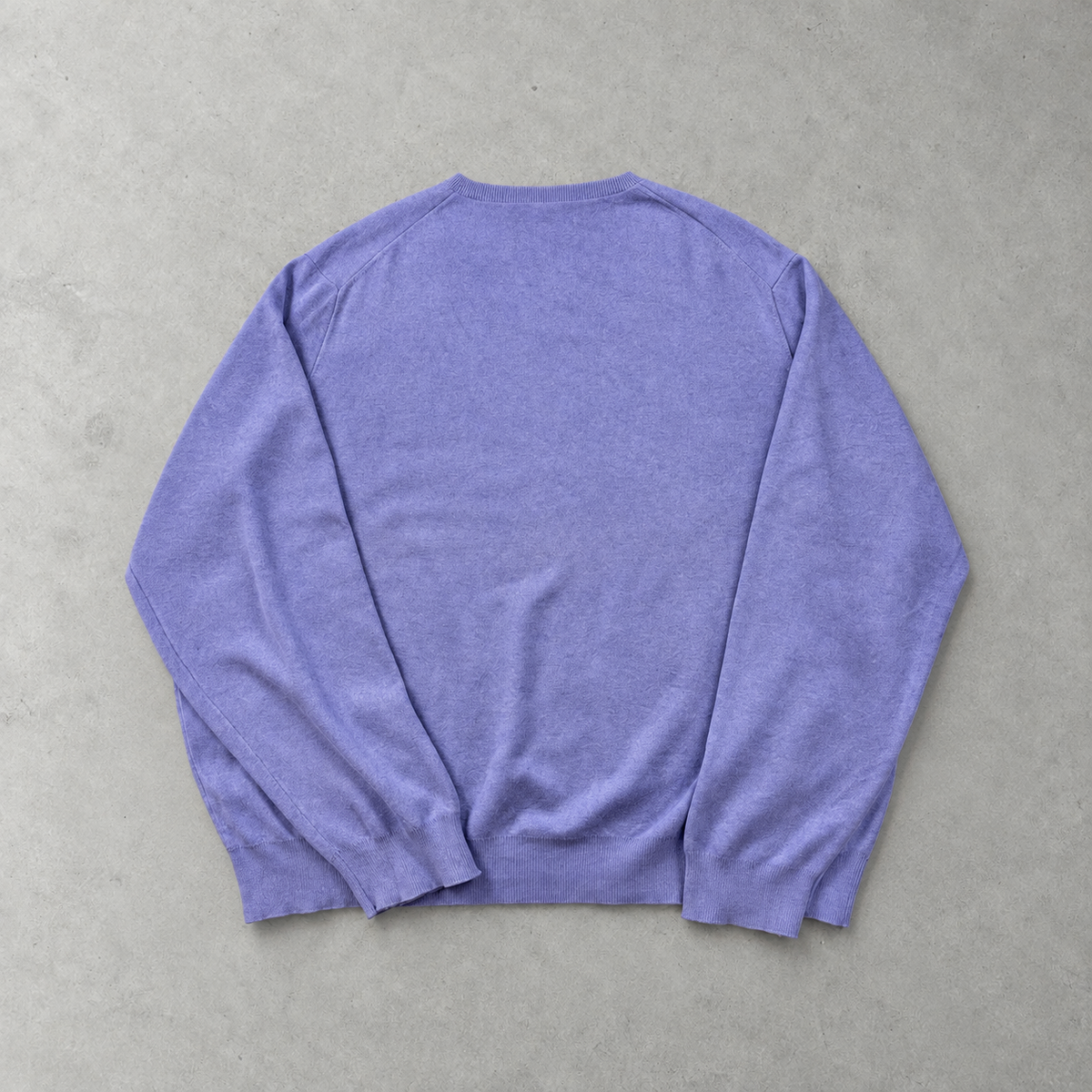 Ralph Lauren V-Neck Sweater Flieder, Lila Rare (XL) Stitched Logo