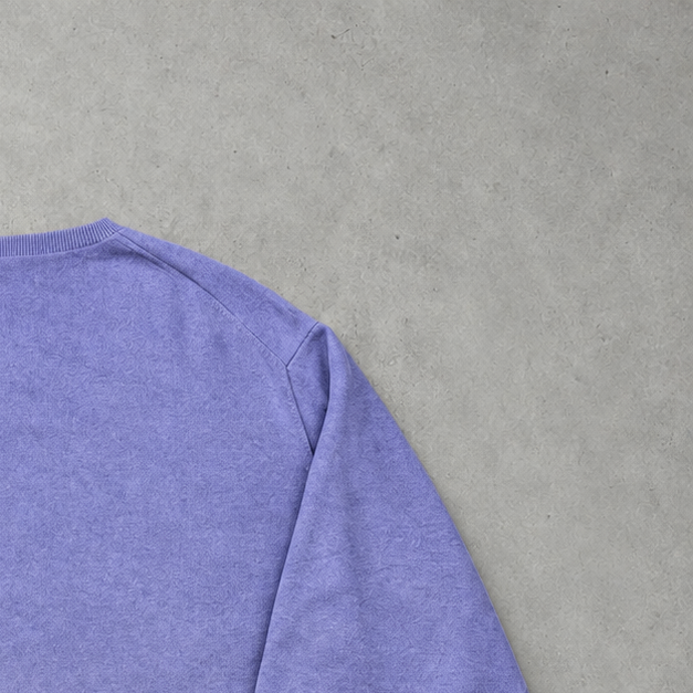 Ralph Lauren V-Neck Sweater Flieder, Lila Rare (XL) Stitched Logo