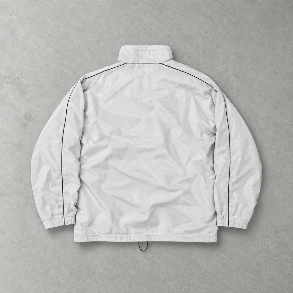 90s Champion Windbreaker Weiß, Grau Limited (XL)