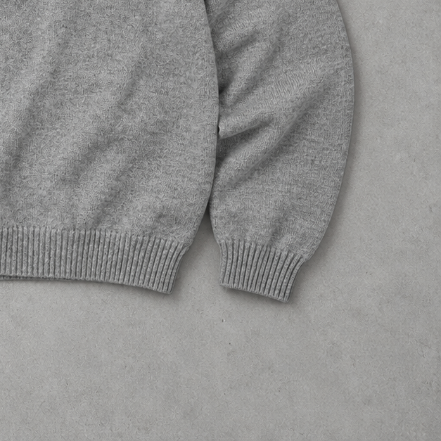 Ralph Lauren Sweater Grau Rare (XXL) Stitched Logo