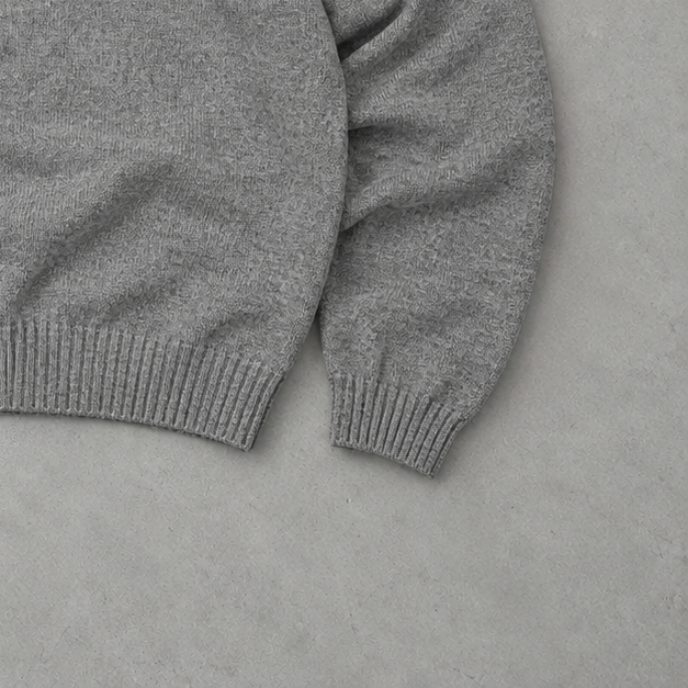 Ralph Lauren Sweater Grau Rare (XXL) Stitched Logo