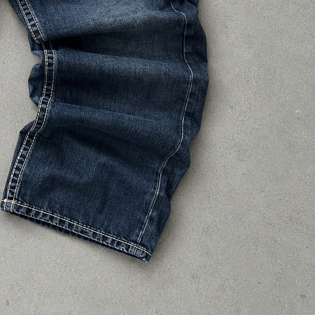 Y2K True Religion Jeans Marineblau, Blau Rare (S)
