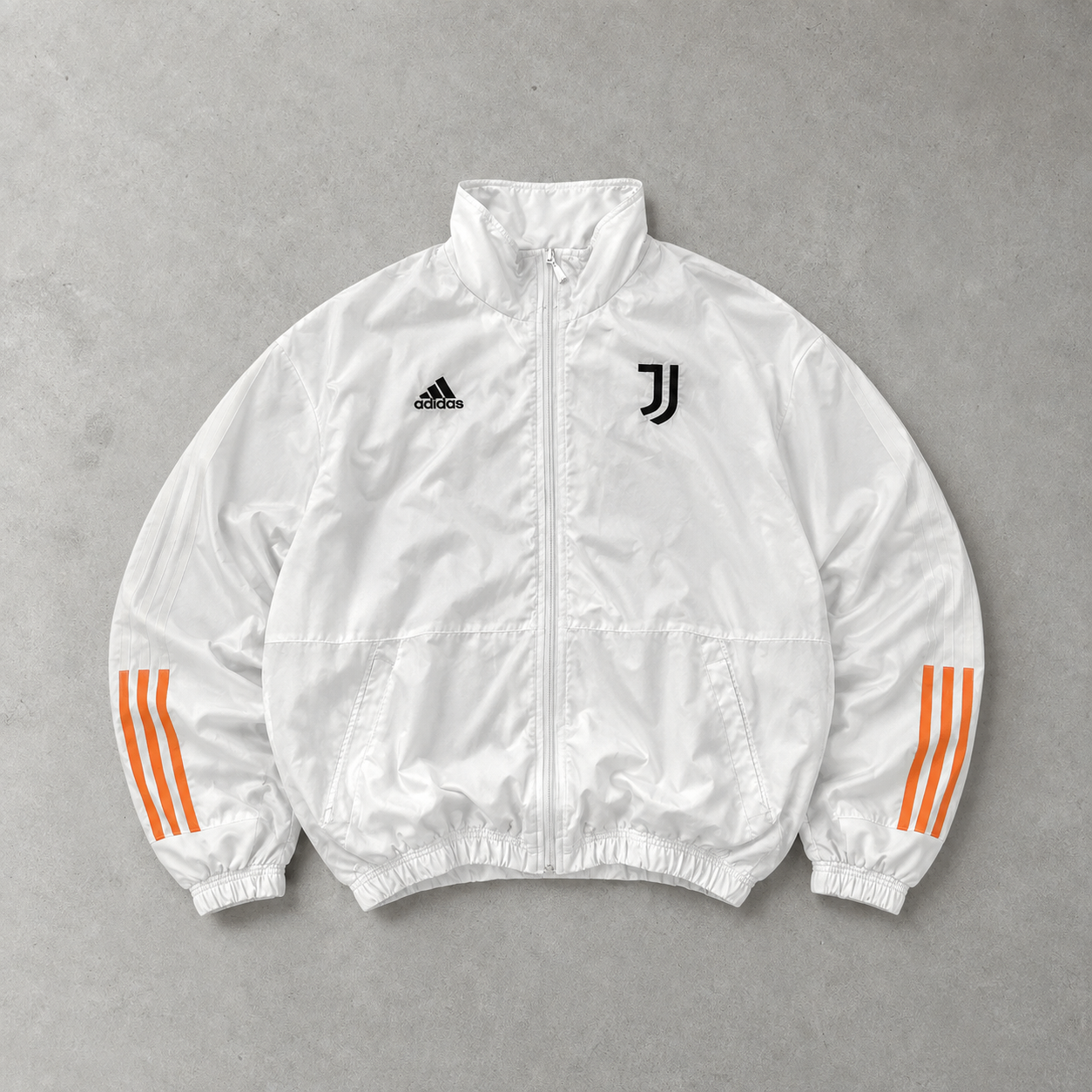 Juventus Turin Adidas Rain Jacket Weiß Limited (Size L)