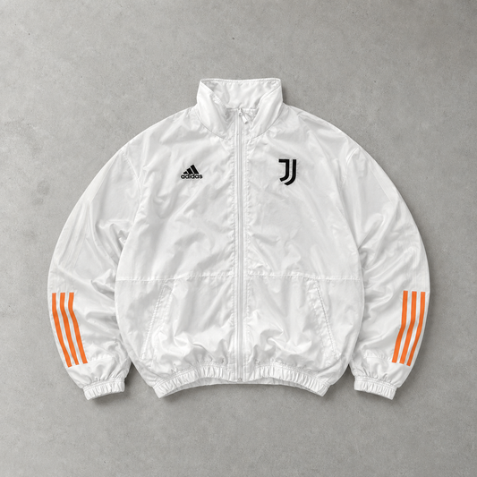 Juventus Turin Adidas Rain Jacket Weiß Limited (Size L)