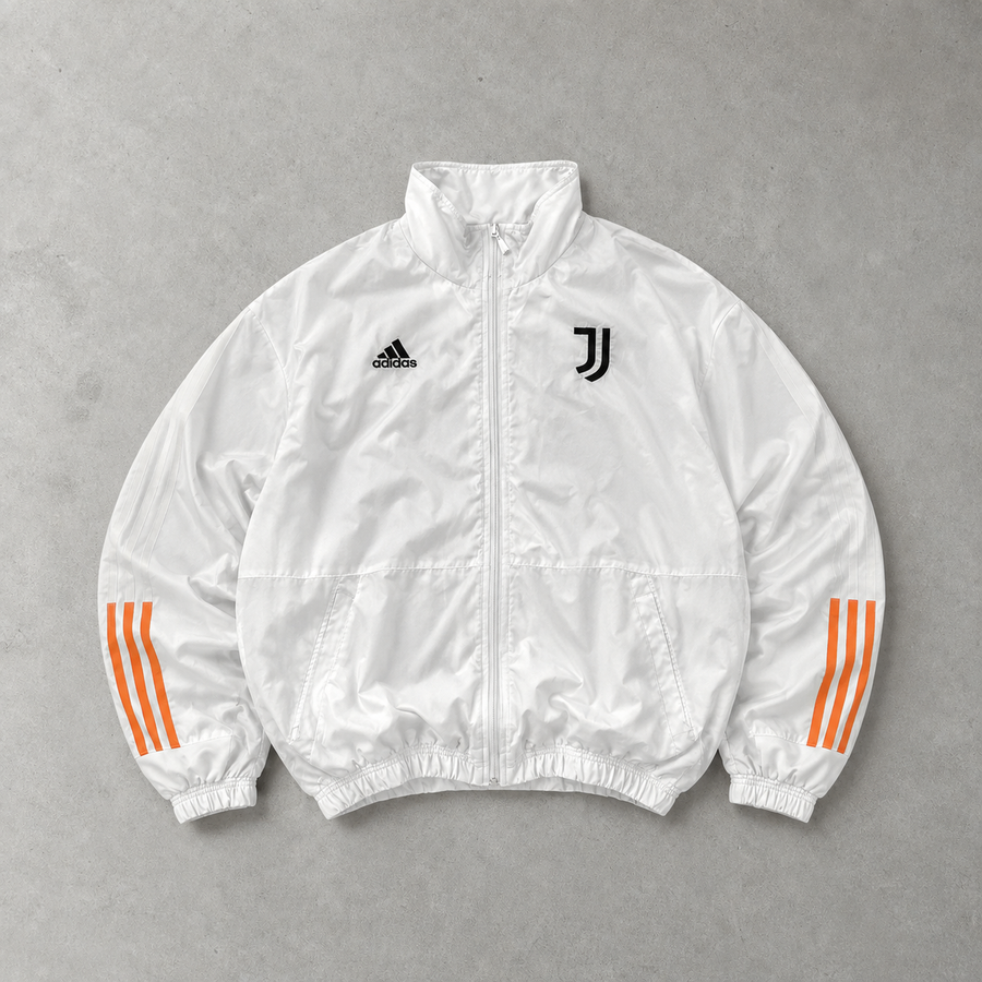 Juventus Turin Adidas Rain Jacket Weiß Limited (Size L)
