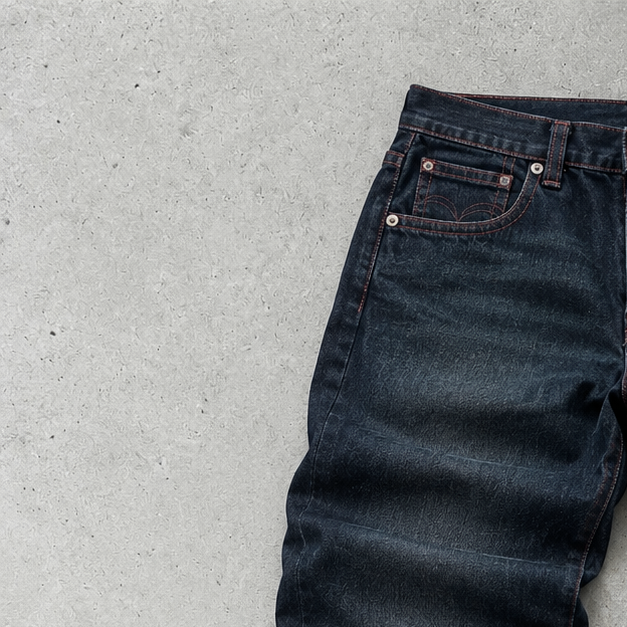 Y2K True Religion Bootcut Jeans Navy Rare Stitched Logo (W34 | DE 50)