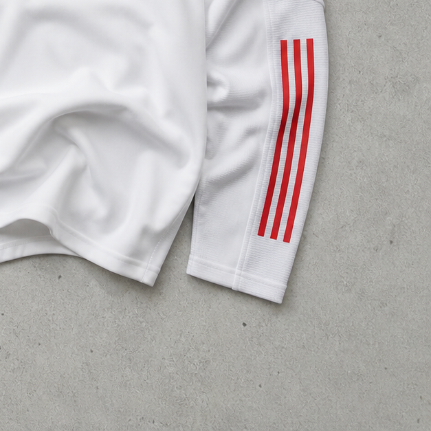 Real Madrid Adidas Sweater Weiß, Pink Limited (L) Stitched Logo
