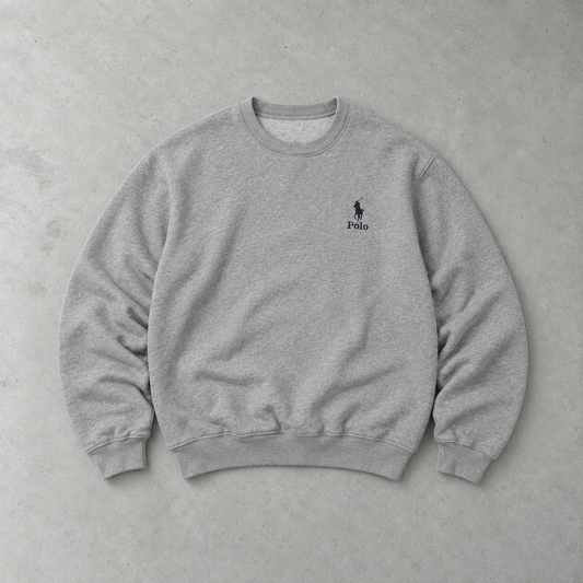 Ralph Lauren Sweater Grau Limited (XXL) Stitched Logo