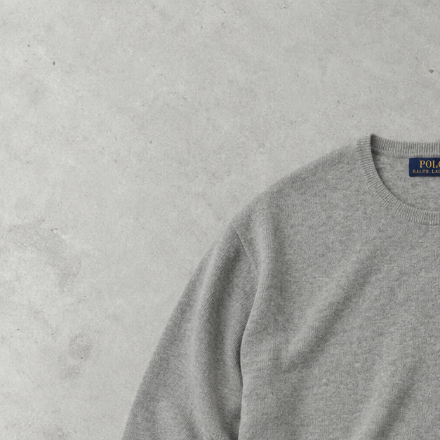 Ralph Lauren Sweater Grau Limited (XXL) Stitched Logo