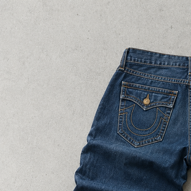 Y2K True Religion Pants Marineblau Rare (W36 | DE 52)