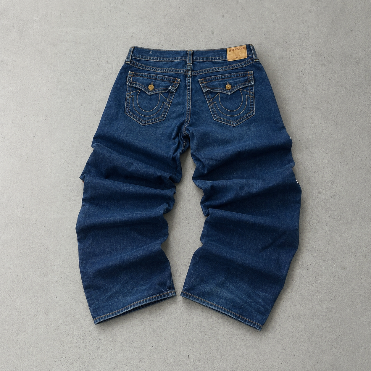 Y2K True Religion Pants Marineblau Rare (W36 | DE 52)