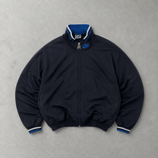 80er Nike Trainingsjacke Schwarz Limited (Größe M)