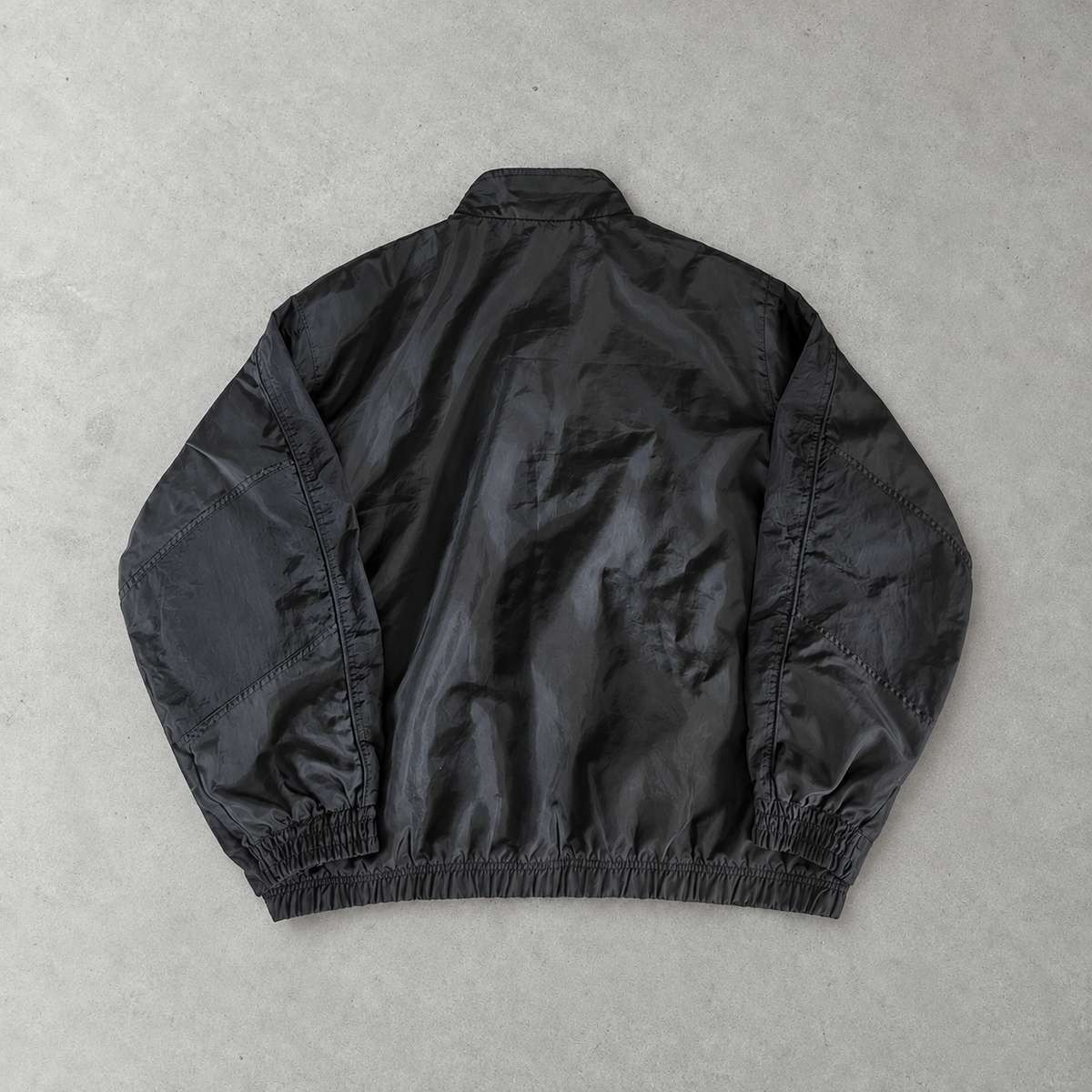 Y2K Nike Windbreaker Schwarz Rare (L)