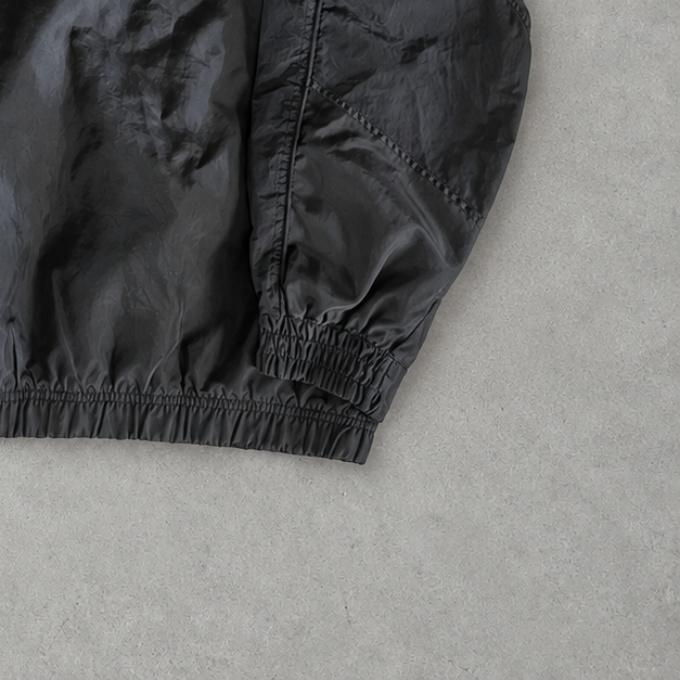 Y2K Nike Windbreaker Schwarz Rare (L)