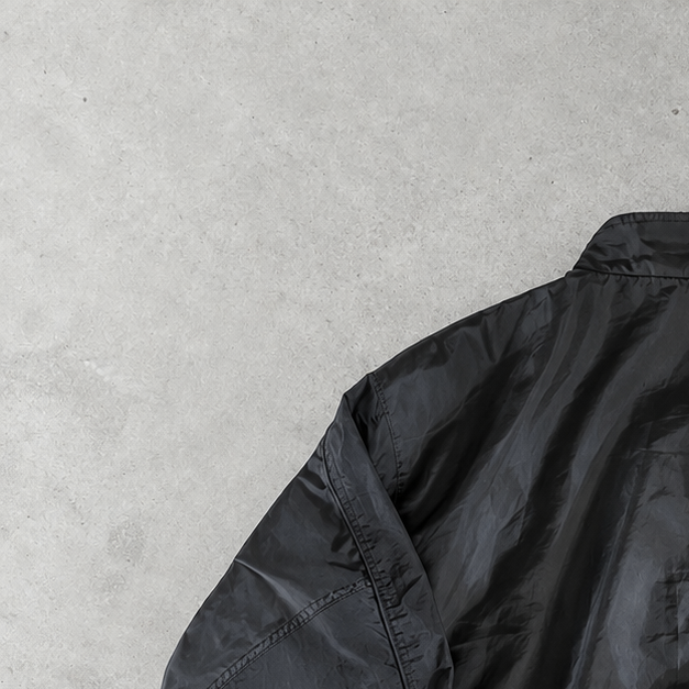 Y2K Nike Windbreaker Schwarz Rare (L)