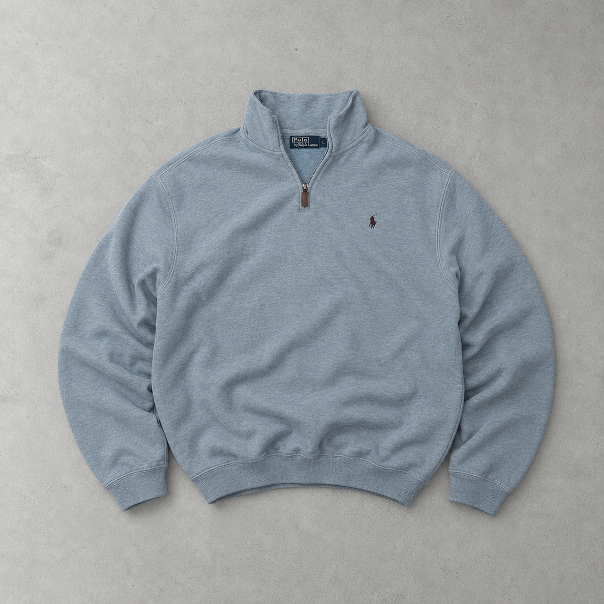 Ralph Lauren Jacket Hellblau Stitched Logo Rare (L)